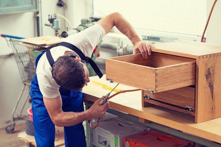 TV Console Drawer Repair